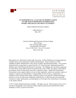Full Paper - Center for Retirement Research
