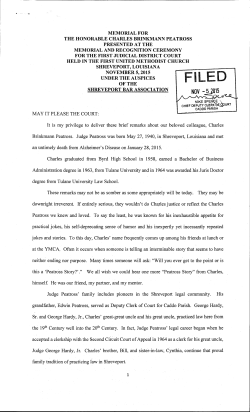 Honorable Charles B. Peatross