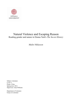 Natural Violence and Escaping Reason