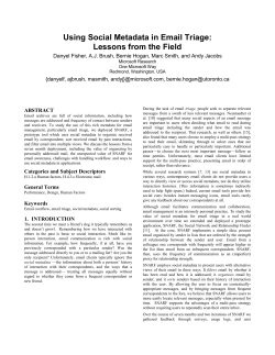 Proceedings Template - WORD