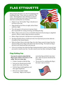 FLAG ETTIQUETTE