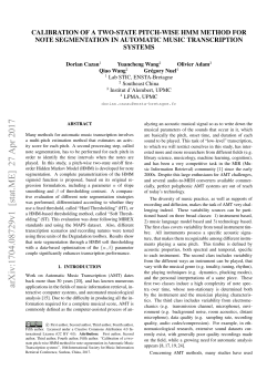 Calibration of a two-state pitch