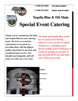 Catering - 526 Main