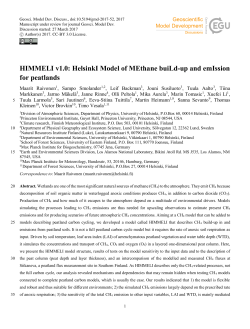 HIMMELI v1.0: HelsinkI Model of MEthane buiLd