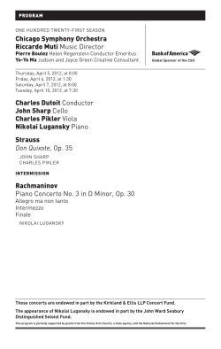 Charles Dutoit Conductor John Sharp Cello Charles Pikler Viola
