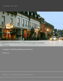 Peterborough Diversity and Tolerance Report