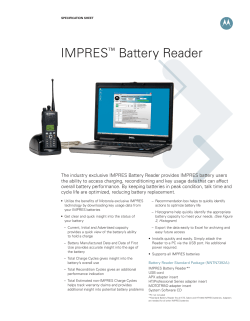 IMPRES&trade; Battery Reader - Gem State Communications