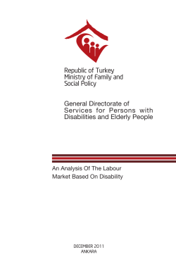 General Directorate of Services for Persons with Disabilities and
