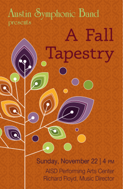 A Fall Tapestry - Austin Symphonic Band