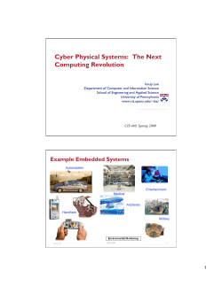 Cyber Physical Systems: The Next Computing