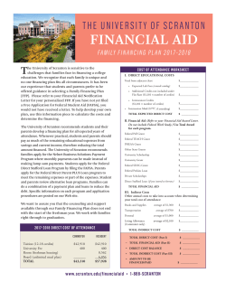 Family Financing Plan for Freshman and Transfer Students