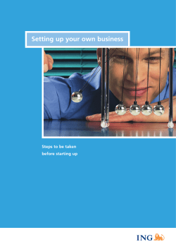 Setting up your own business