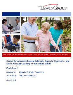 Cost of Amyotrophic Lateral Sclerosis, Muscular Dystrophy, and