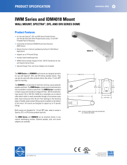 IWM Series and IDM4018 Mount