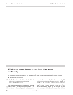 (2351) Proposal to reject the name Rhytidea