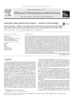 Geographic Object-Based Image Analysis &acirc;&euro;&ldquo; Towards a new