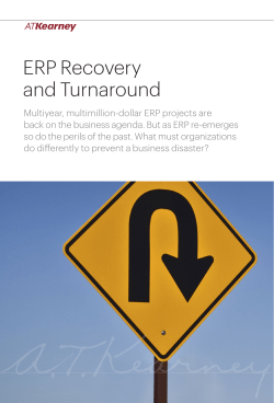 ERP Recovery and Turnaround