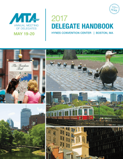 delegate handbook - The Massachusetts Teachers Association