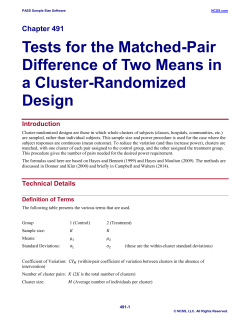 Tests for the Matched-Pair Difference of Two Means in a Cluster