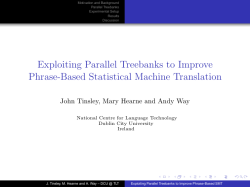 Exploiting Parallel Treebanks to Improve Phrase