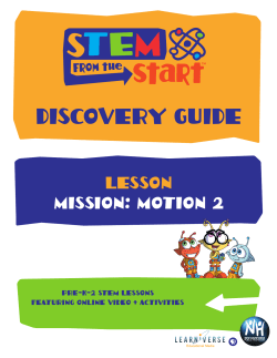 discovery guide - STEM FROM THE START