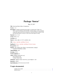 Package `funrar`