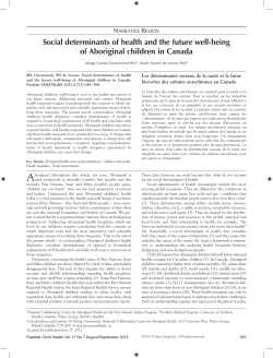 Social determinants of health and the future well