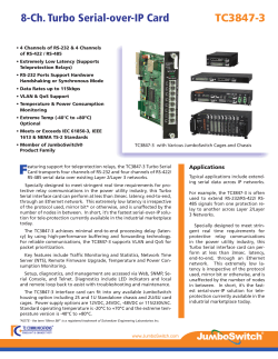 8-Ch. Turbo Serial-over-IP Card TC3847-3