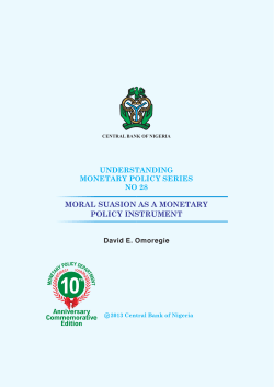 understanding monetary policy series no 28 moral suasion as a