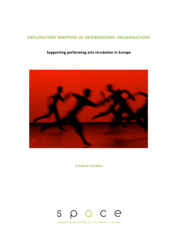 exploratory mapping of intermediary organisations