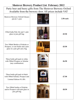 Party beer and beery gifts from The Shotover Brewery