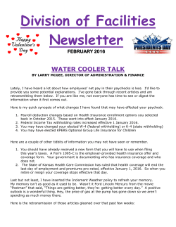 Division of Facilities Newsletter
