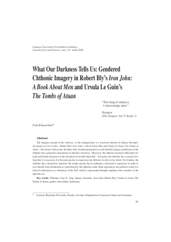 A Book About Menand Ursula Le Guin`s The To