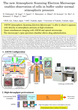 Atmospheric Scanning Electron Microscope