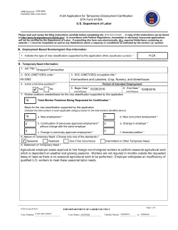 H-2A Vineyard Farmworker 45-2092 Farmworkers and Laborers
