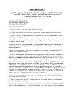 revisions record b - Institute for Celestial Geodynamics