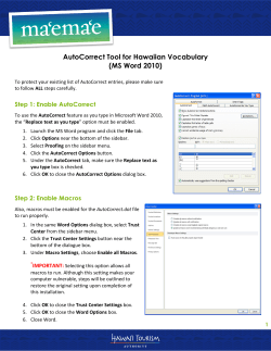 MS Word - Hawaii Tourism Authority