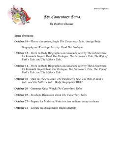 The Canterbury Tales