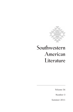 Southwestern American Literature
