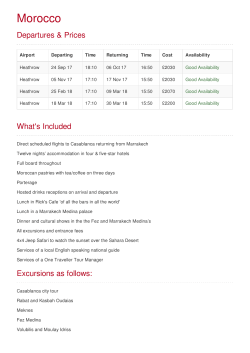 Morocco - One Traveller