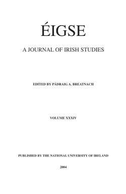 Eigse Paged 2004 - National University of Ireland