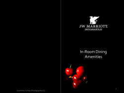 In-Room Dining Amenities