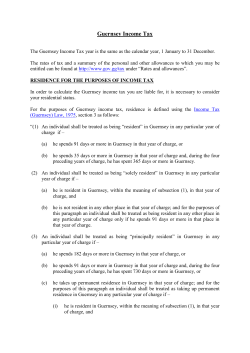 Guernsey Income Tax