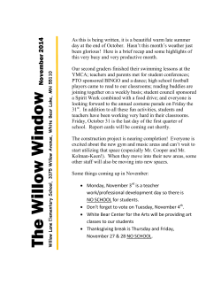 The Willow Window - White Bear Lake Area Schools