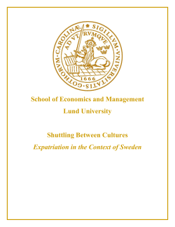 Open Access - Lund University Publications