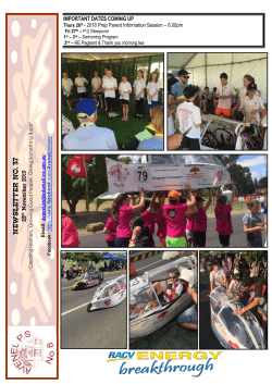 Newsletter - Avenel Primary School
