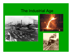 The Industrial Age AP US - Sonoma Valley High School