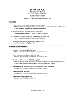 MI-RAN KIM - Eli Broad College of Business Profile Application