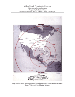 Cuban Missile Crisis Original Sources