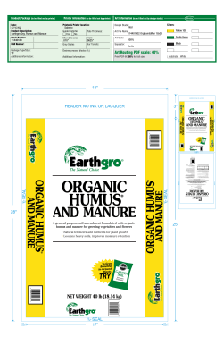 organic humus - Scotts Brands